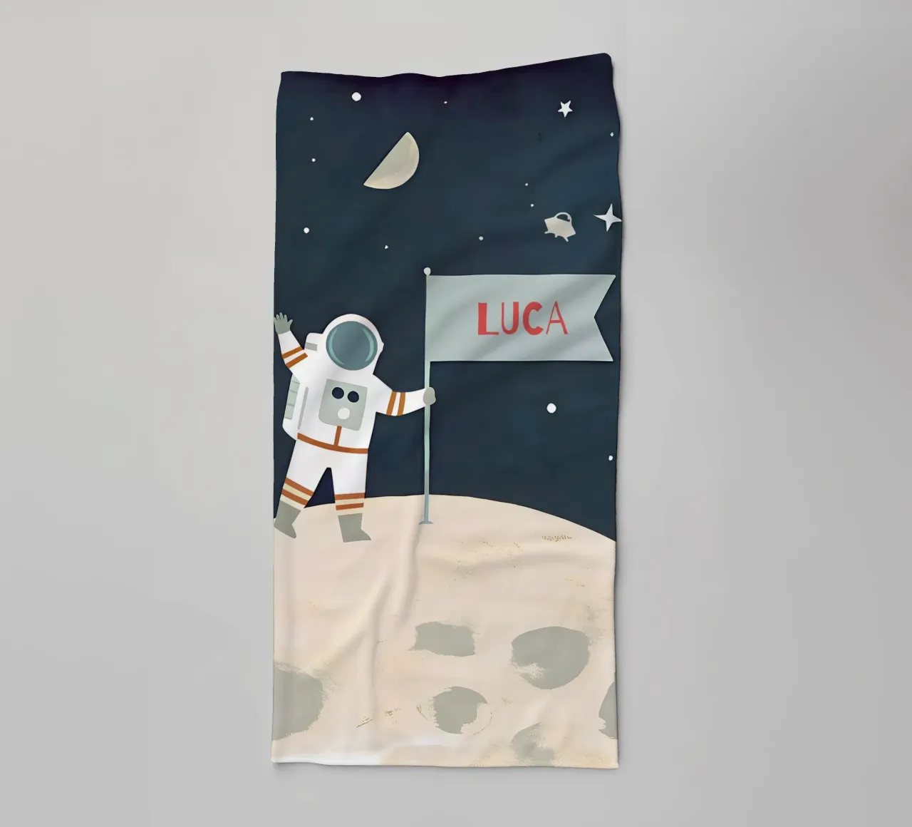 Children's poster space - With own name towel by FRAMELY