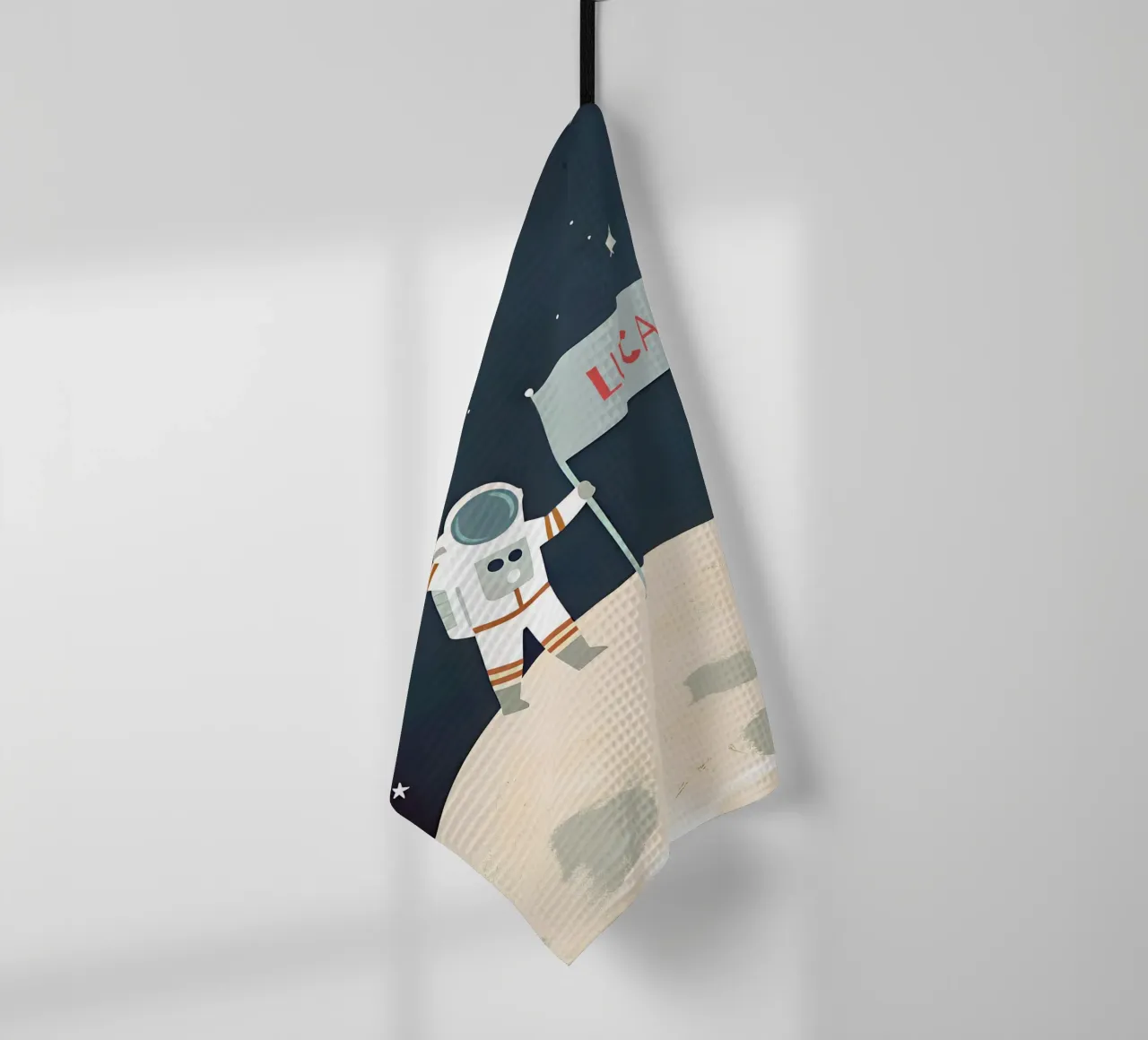 Children's poster space - With own name tea towel by FRAMELY