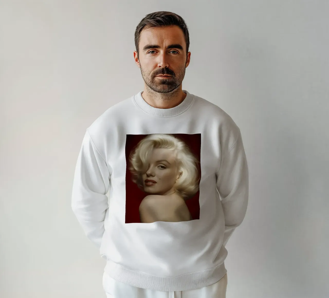 Glamour biondo felpa da Galery Vintage