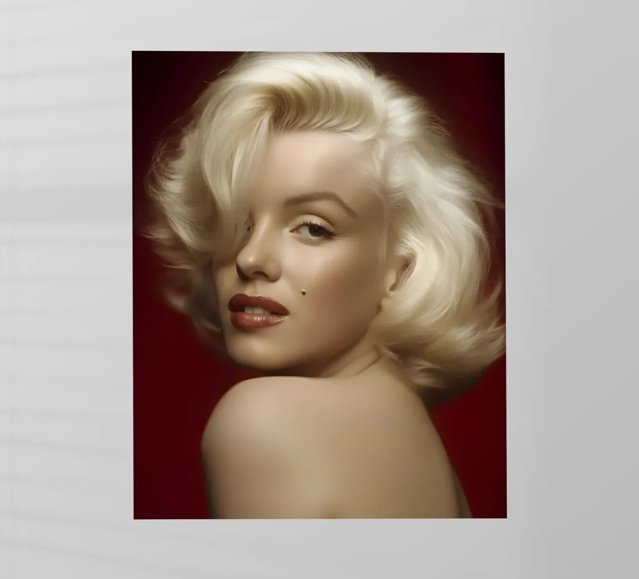 Glamour biondo pellicola backlit da Galery Vintage