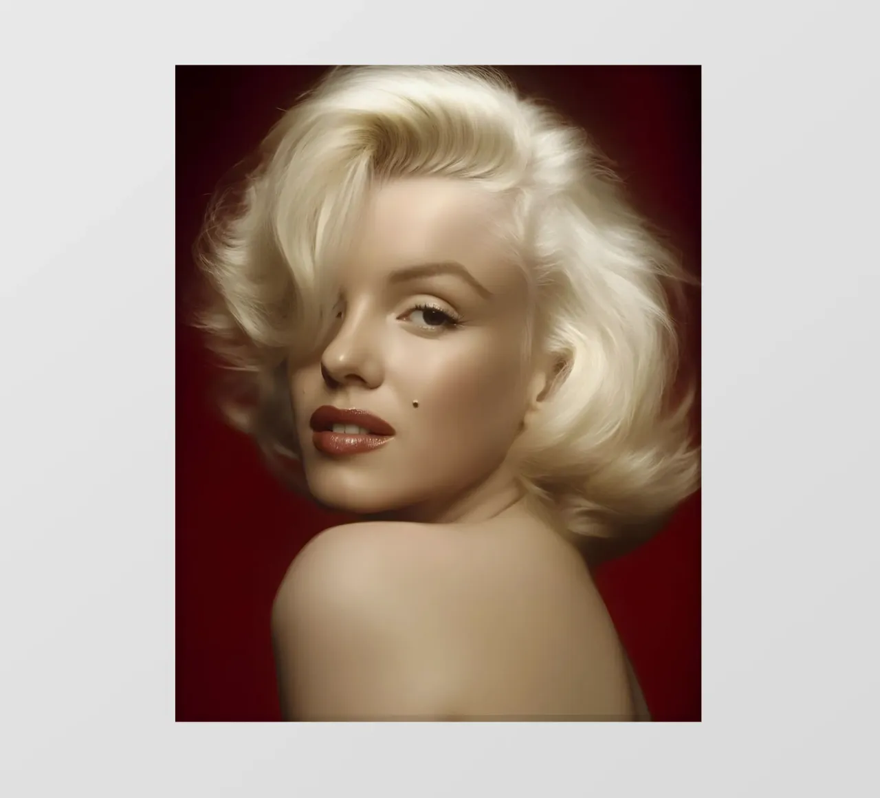Glamour biondo pellicola backlit da Galery Vintage