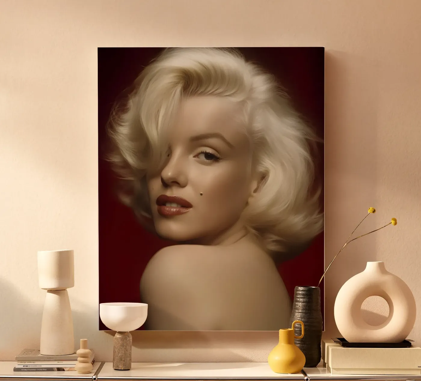 Glamour biondo tela da Galery Vintage