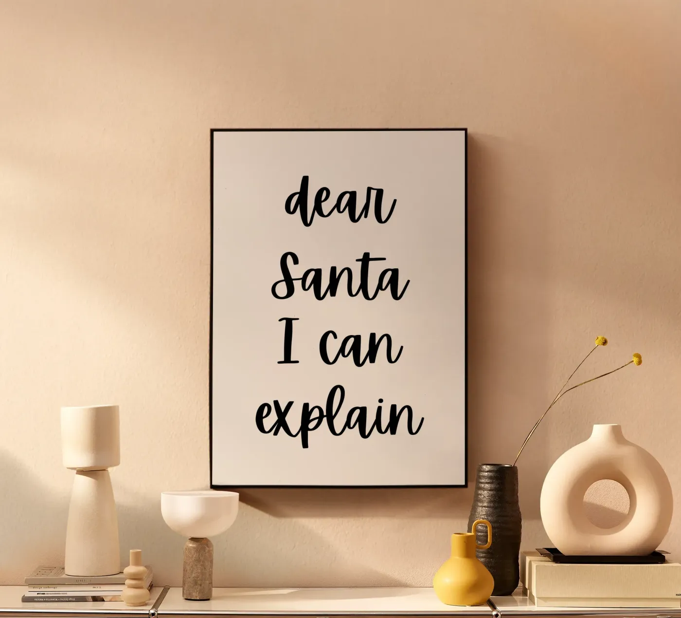 Dear Santa I can explain plexiglass da HolidaysCandyWalls