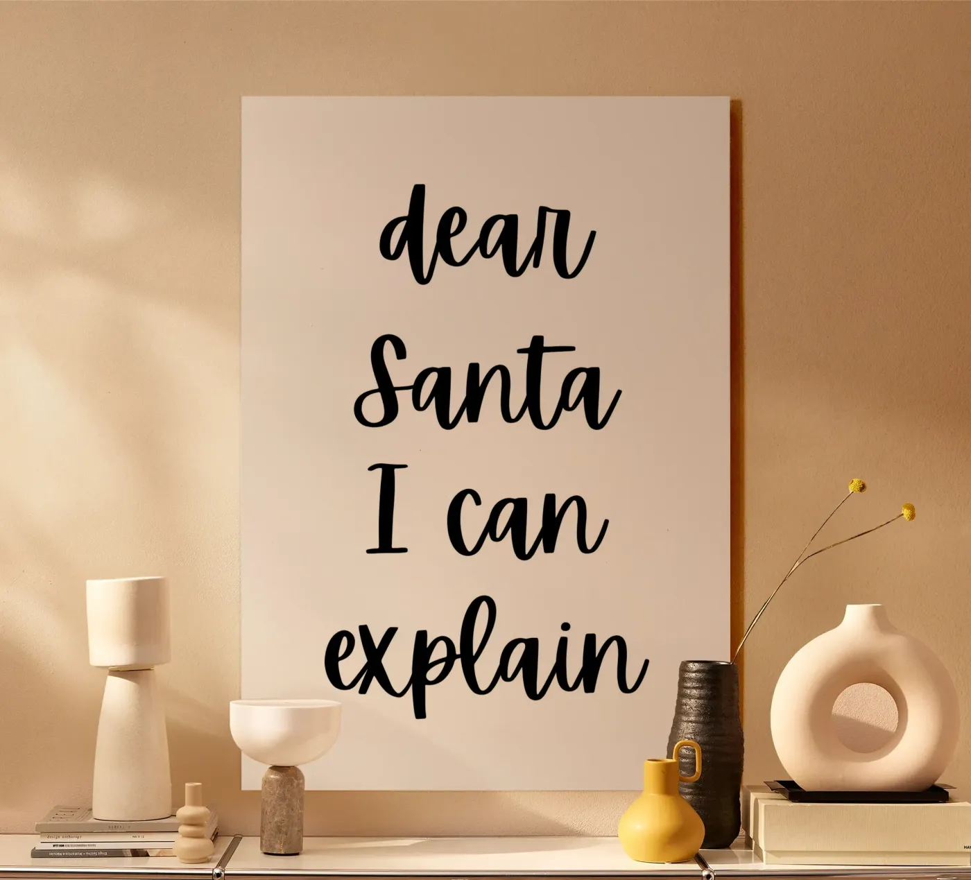 Dear Santa I can explain plexiglass da HolidaysCandyWalls