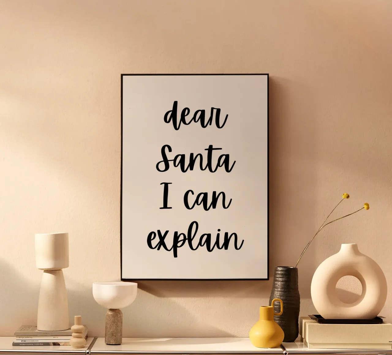 Dear Santa I can explain alluminio dibond da HolidaysCandyWalls