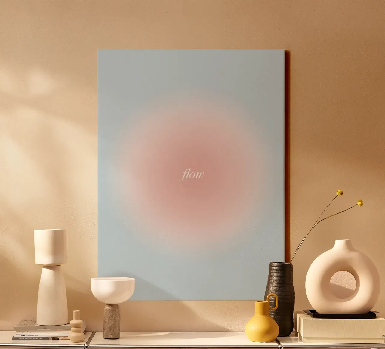 Stroom canvas van kokoprint