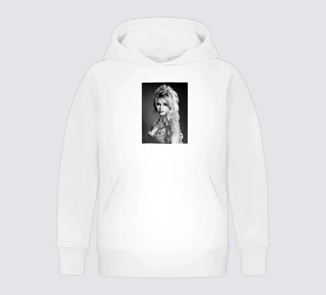 Sensazione monocromatica felpa bambino con cappuccio da Galery Vintage