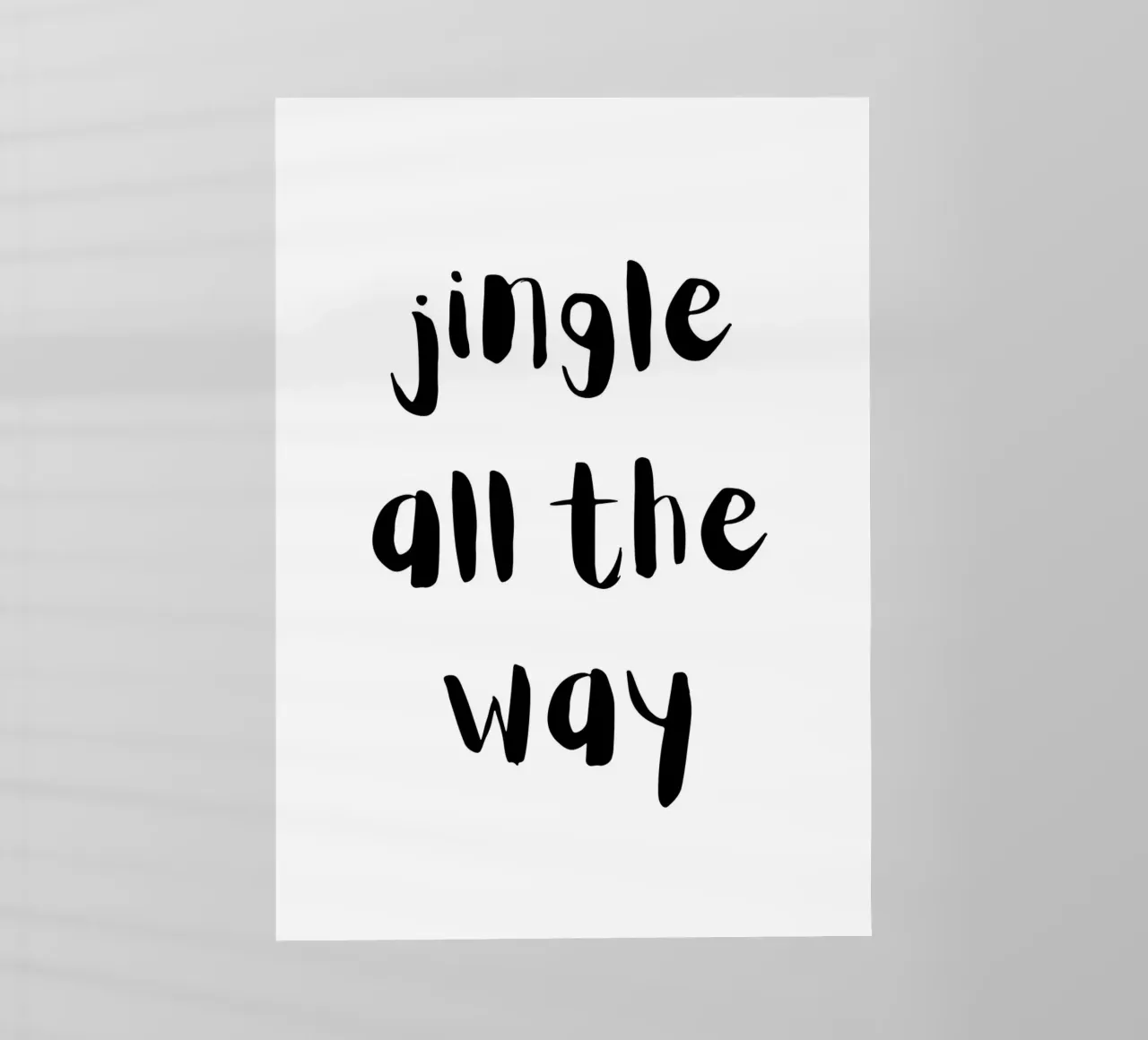 Jingle all the way pellicola backlit da HolidaysCandyWalls
