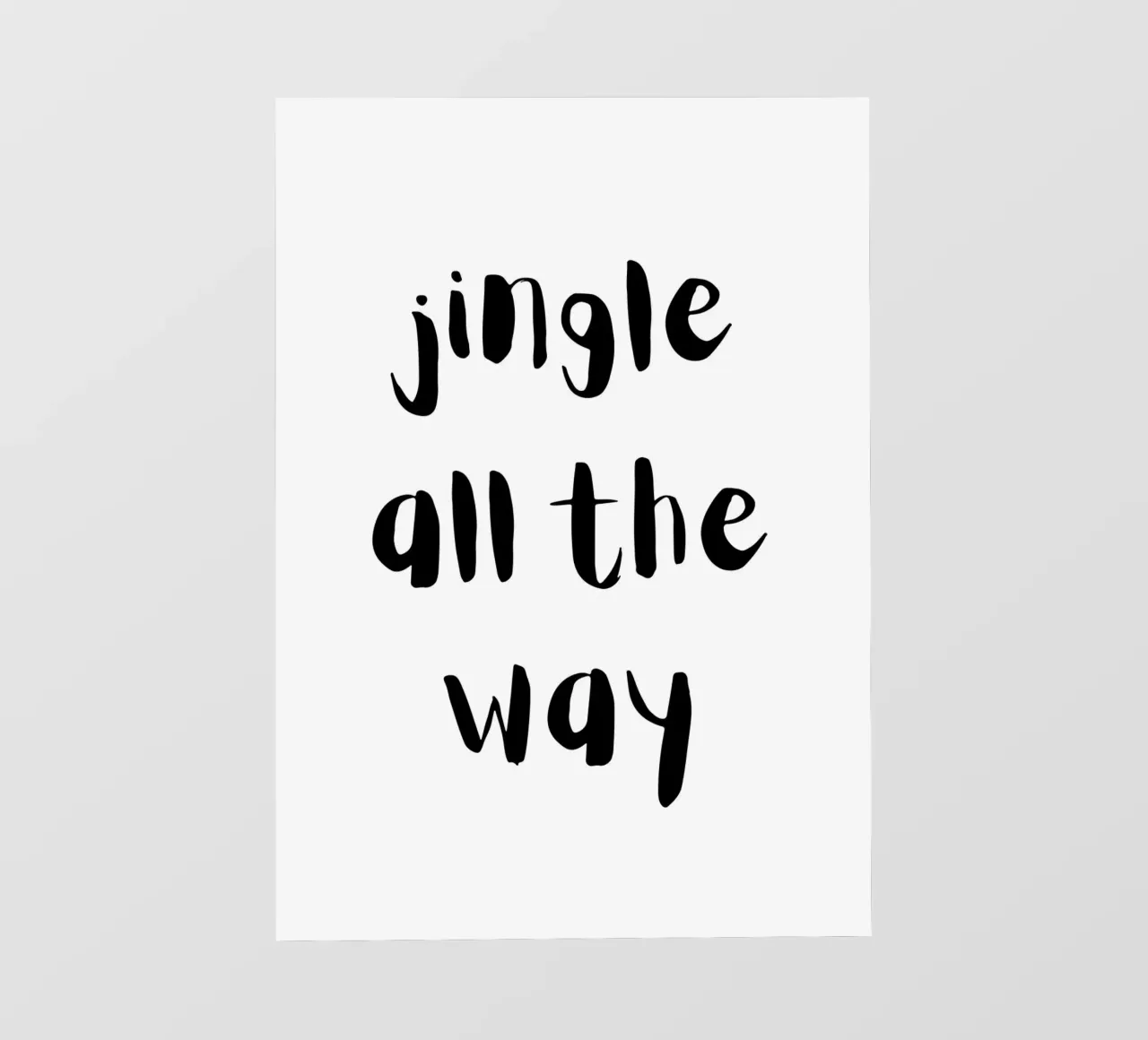 Jingle all the way telo in pvc da HolidaysCandyWalls