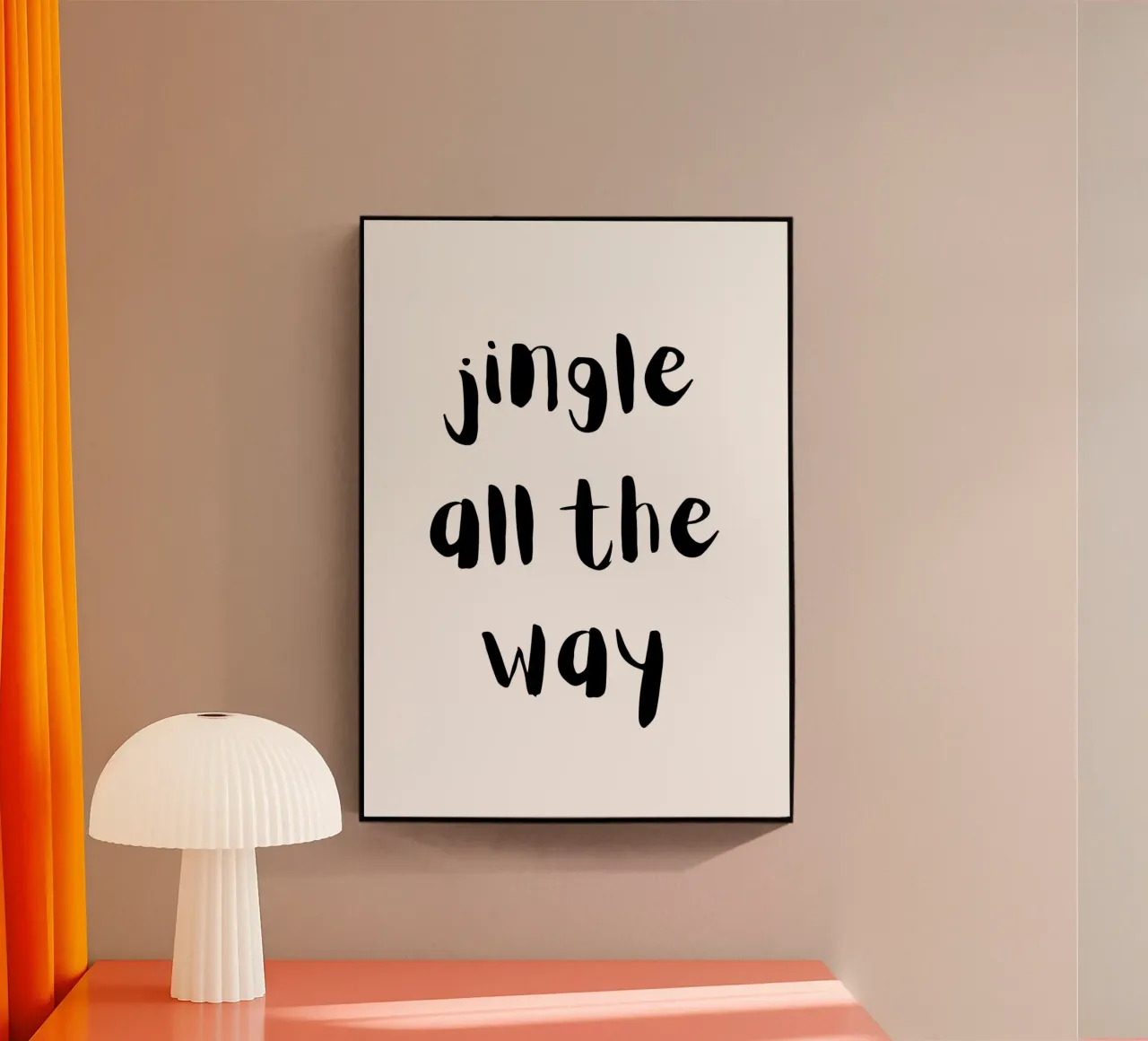 Jingle all the way plexiglass da HolidaysCandyWalls