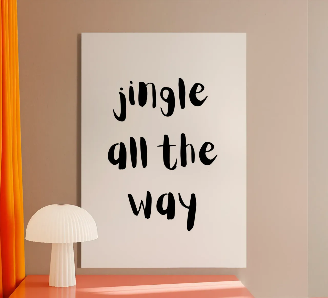 Jingle all the way plexiglass da HolidaysCandyWalls