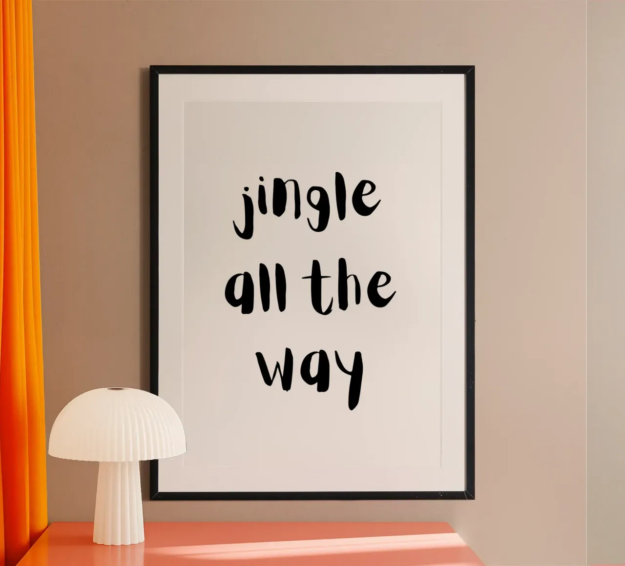 Jingle all the way hahnemühle van HolidaysCandyWalls
