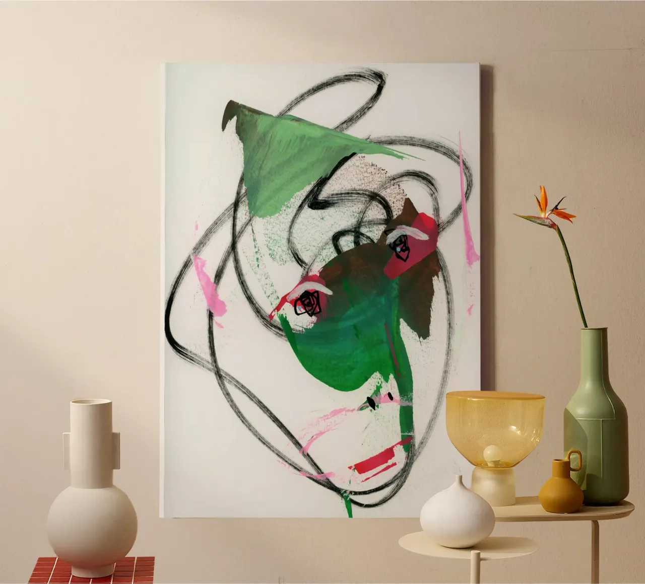 L'esprit plein 3 toile de gtobonart