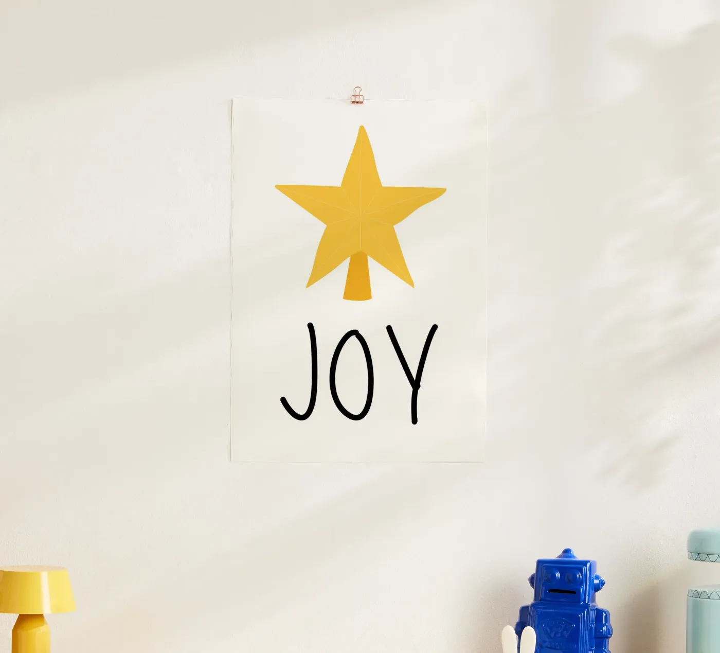 Joy poster van HolidaysCandyWalls