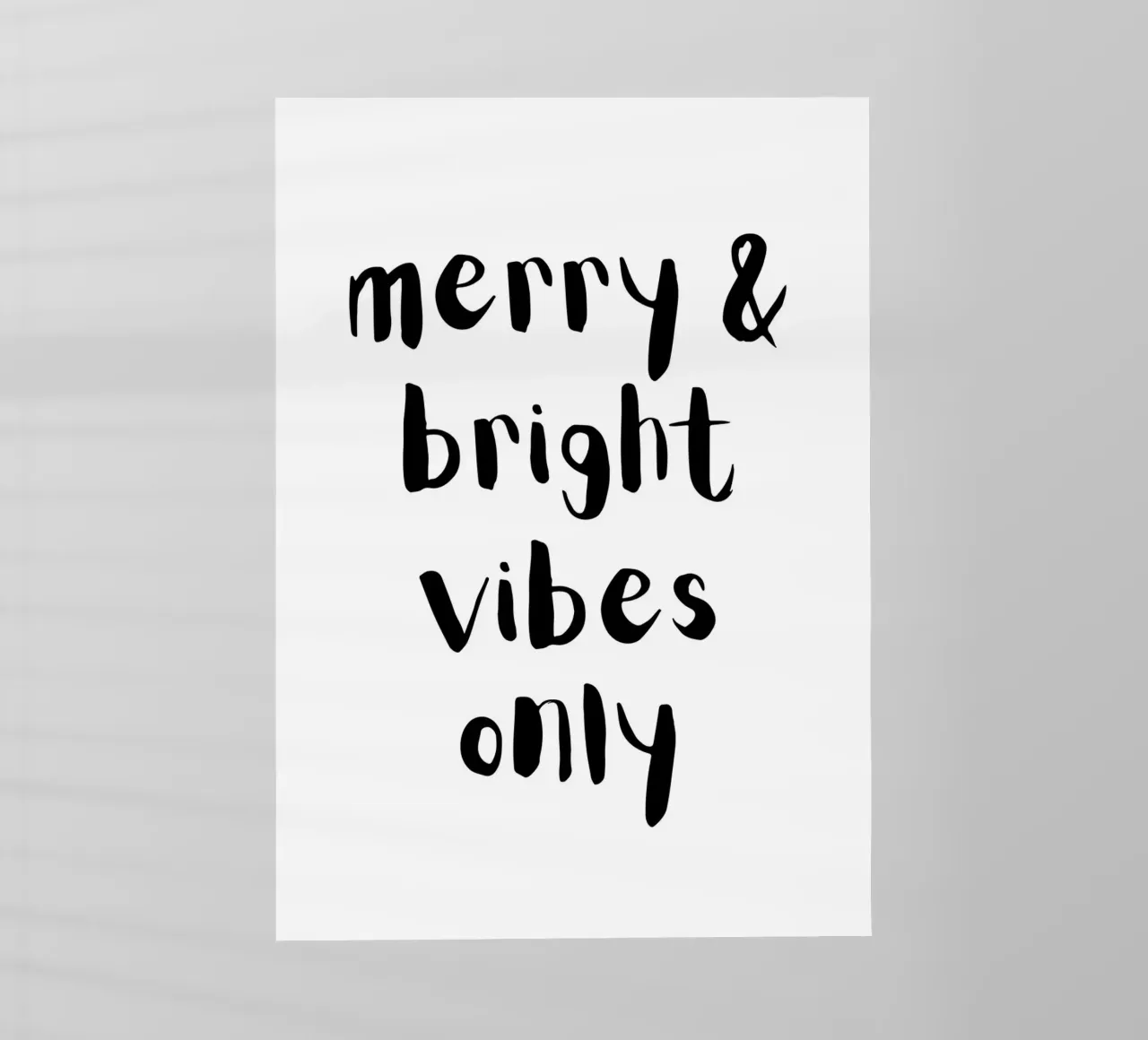 Merry & bright vibes only Backlit Folie von HolidaysCandyWalls