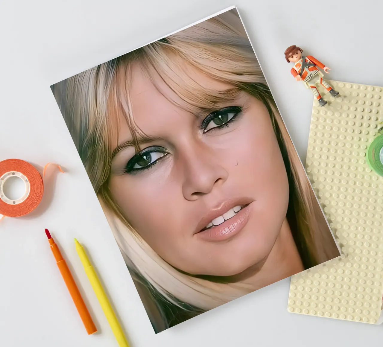 Frangetta e eyeliner diario da Galery Vintage