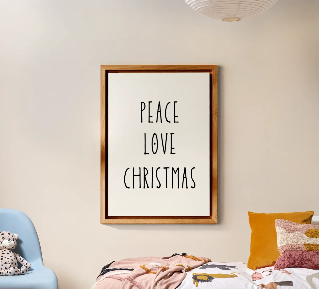 Peace love Christmas forex plate by HolidaysCandyWalls