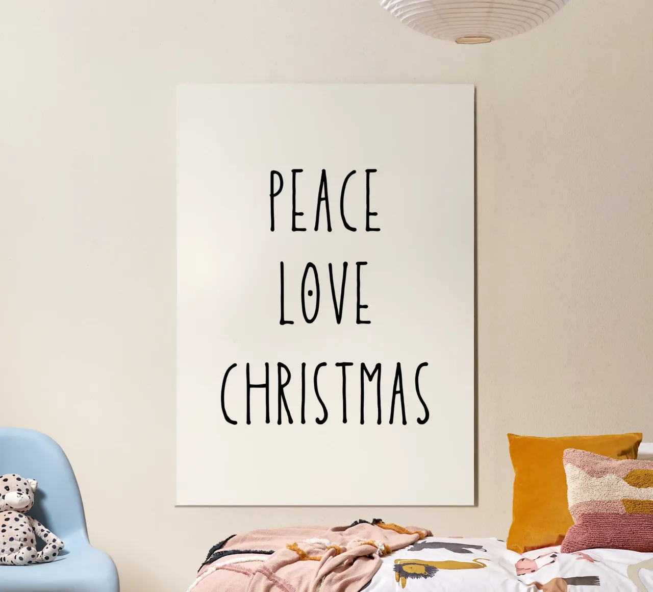 Peace love Christmas forex plate by HolidaysCandyWalls
