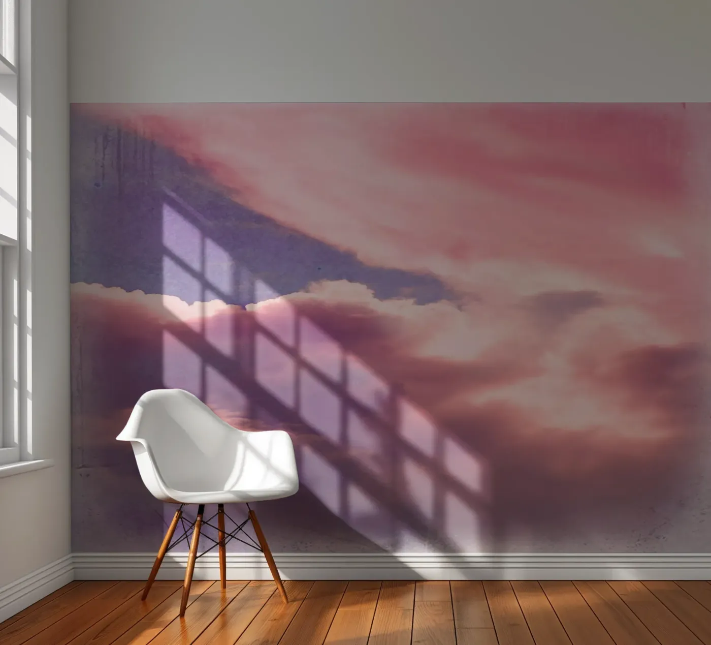 Sweet Clouds fotobehang van Eva Nev Photography