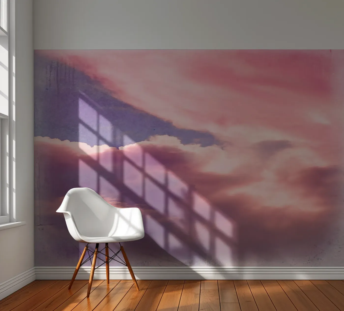 Sweet Clouds fotobehang van Eva Nev Photography