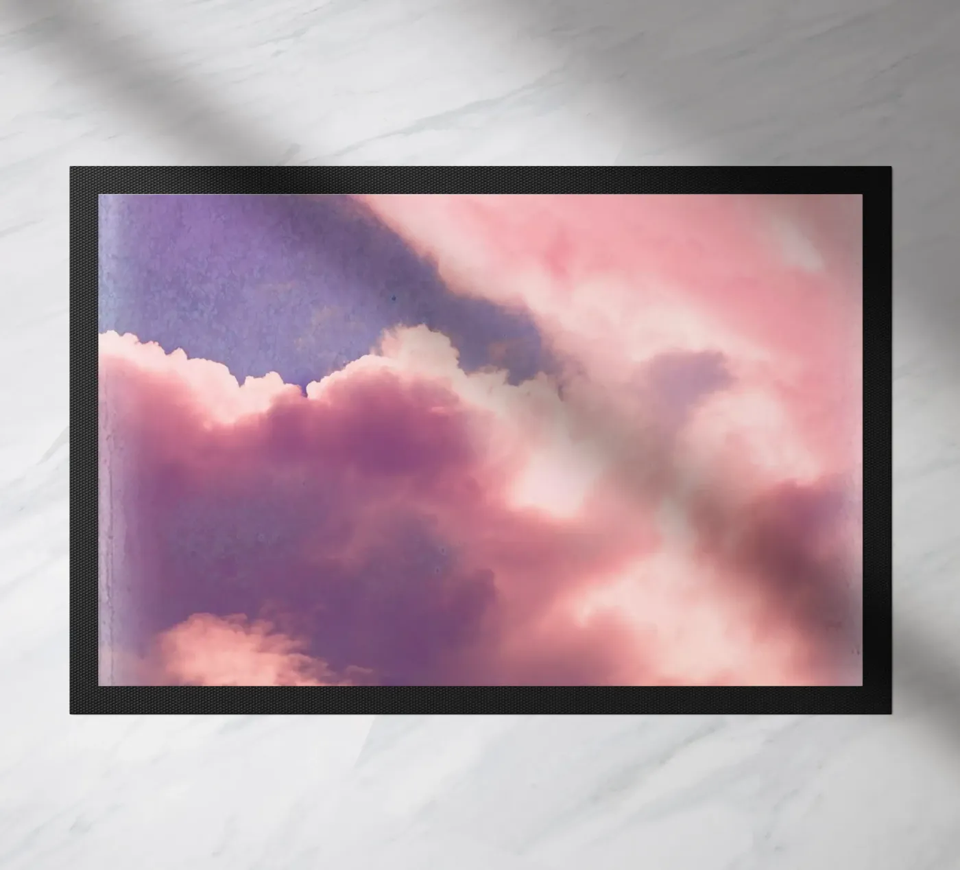 Sweet Clouds doormat by Eva Nev Photography