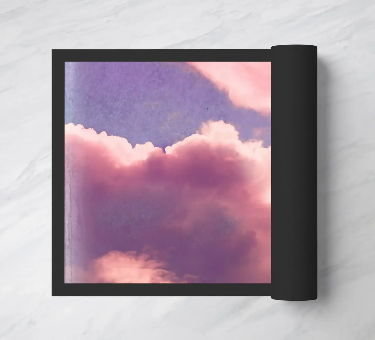 Sweet Clouds doormat by Eva Nev Photography