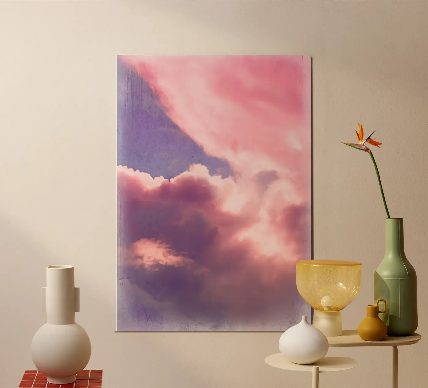 Sweet Clouds poster by Eva Nev Photography