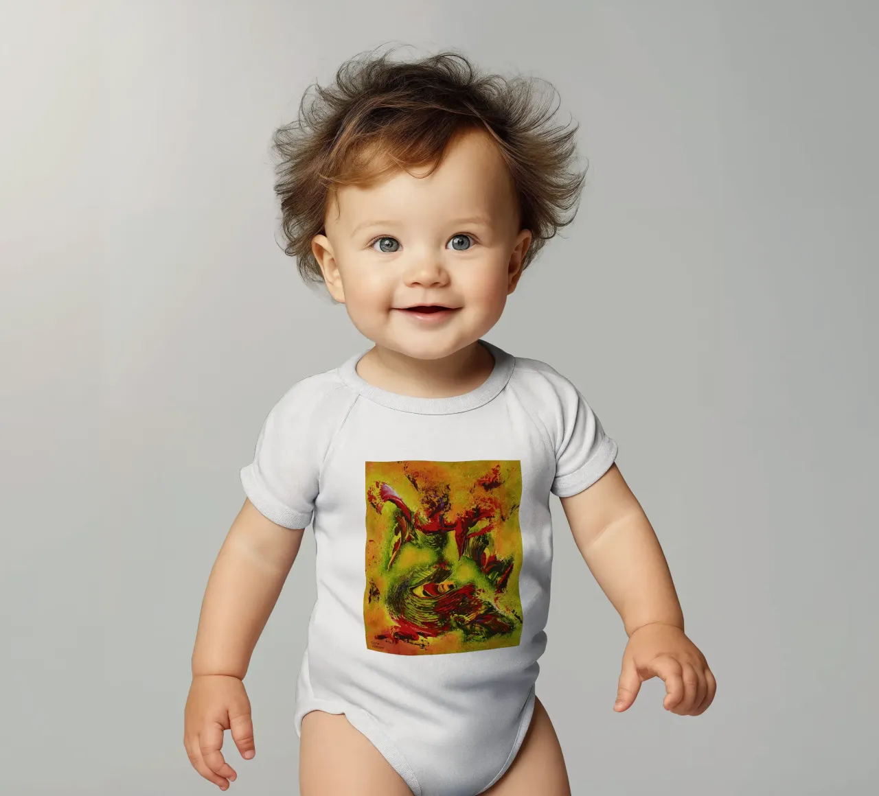 TORNIAMO A GIRARE! body neonato maniche corte da Little treasures for your home