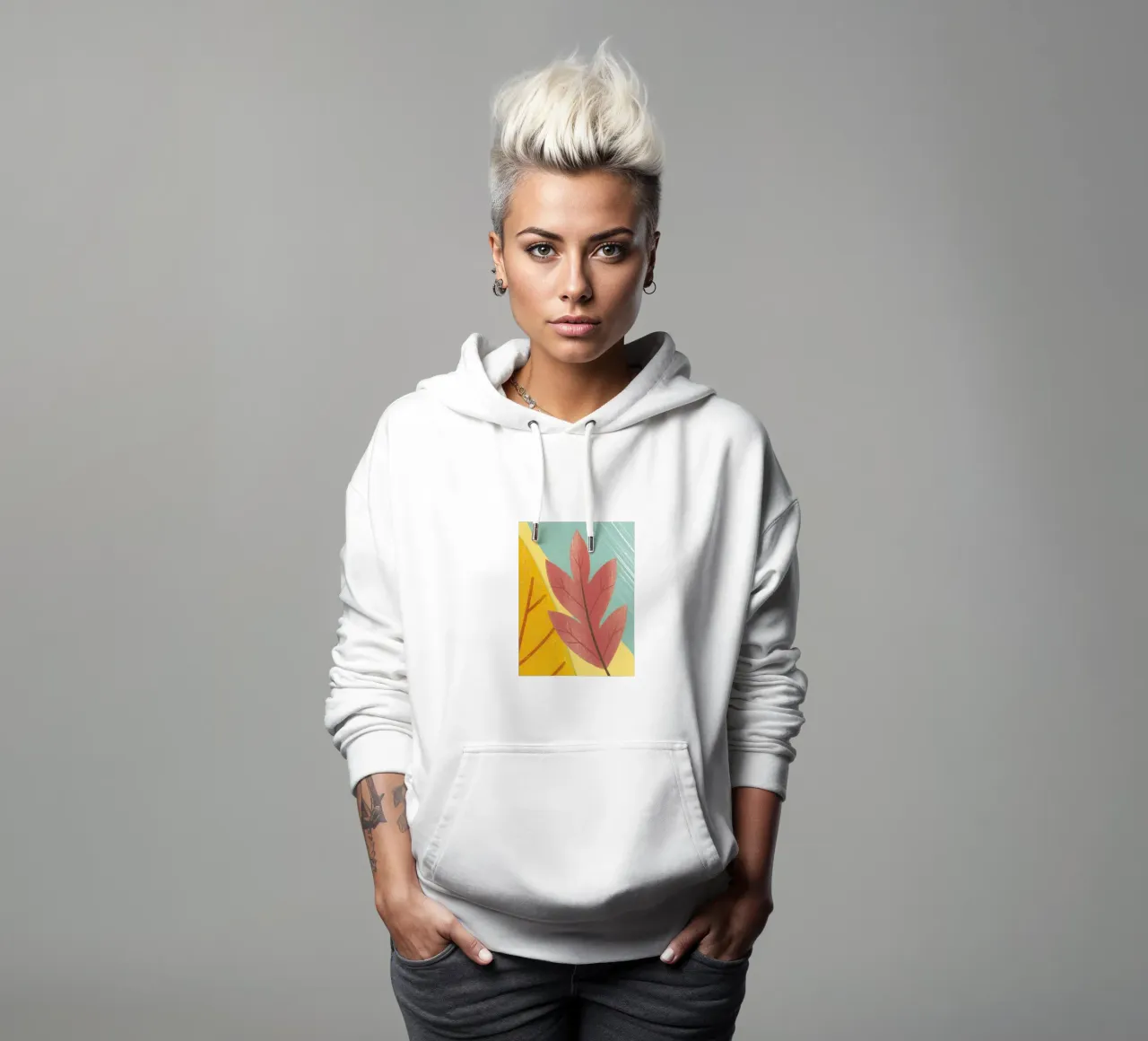 Foglia d'autunno felpa con cappuccio da LOYAL SHOP