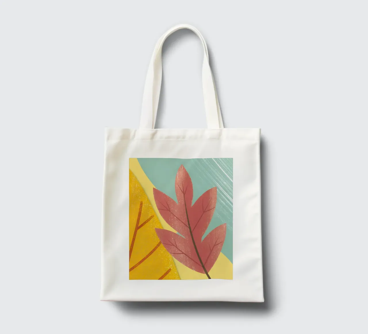 Foglia d'autunno borsa in juta da LOYAL SHOP