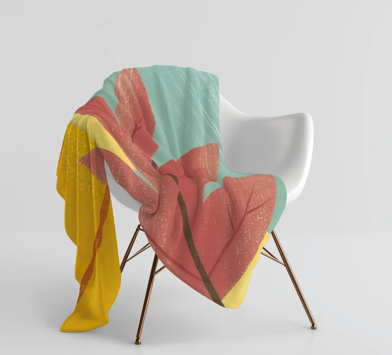 Foglia d'autunno coperta in pile da LOYAL SHOP