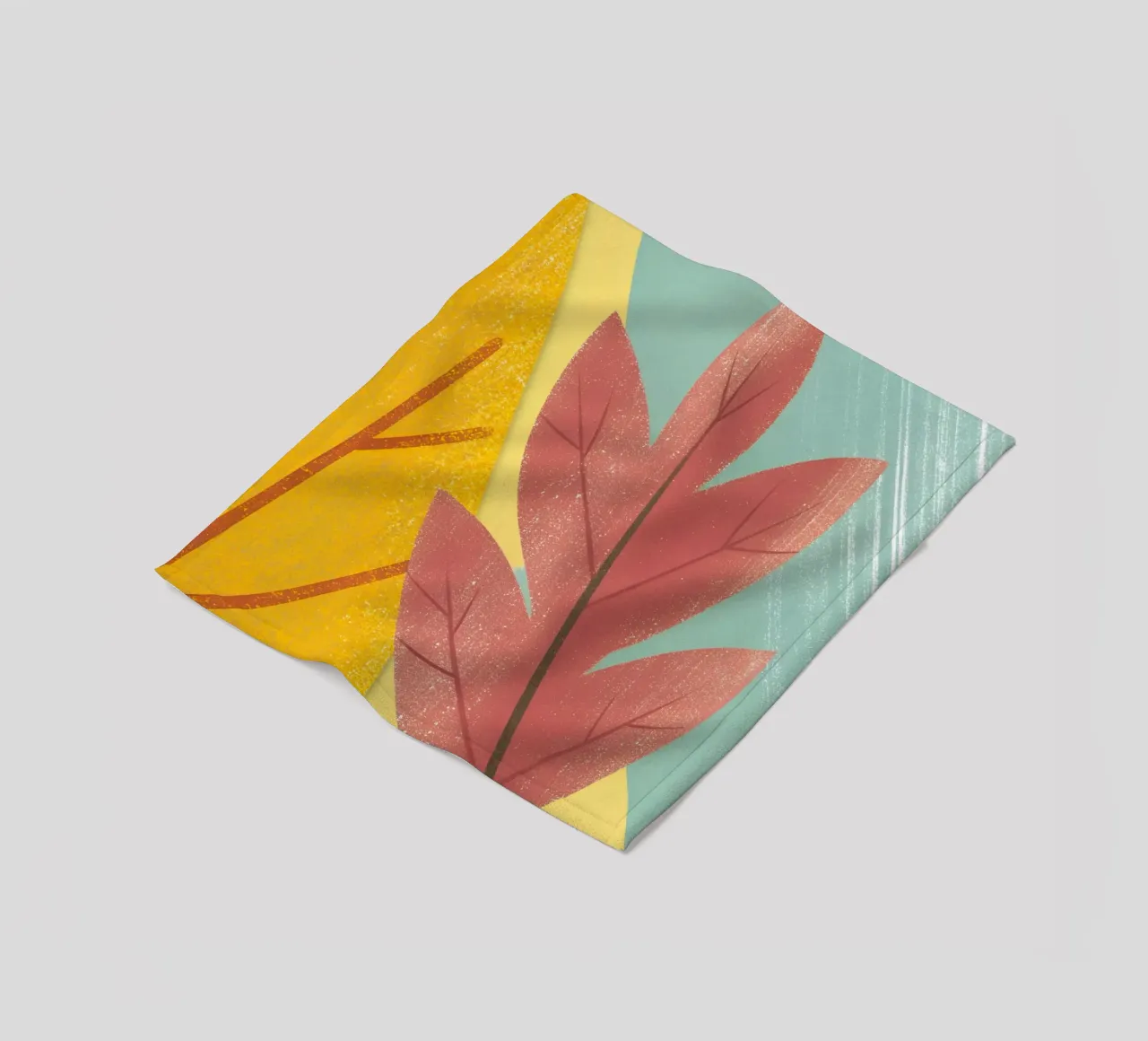 Foglia d'autunno coperta in pile da LOYAL SHOP