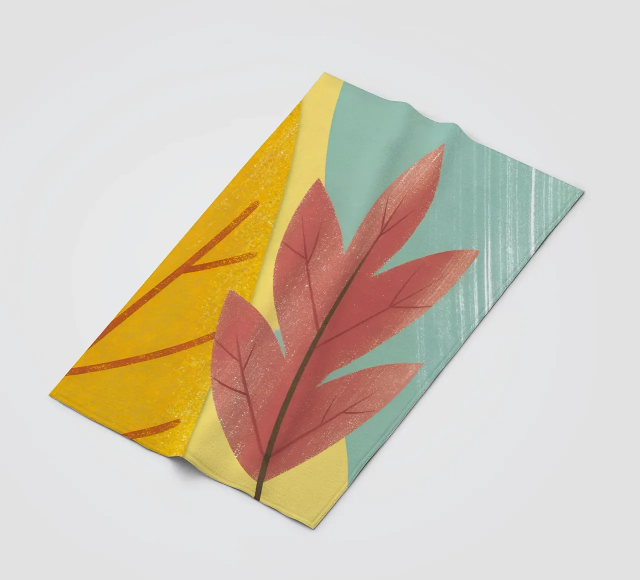 Foglia d'autunno coperta in pile da LOYAL SHOP