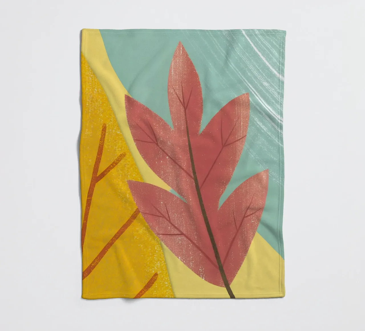 Foglia d'autunno coperta in pile da LOYAL SHOP