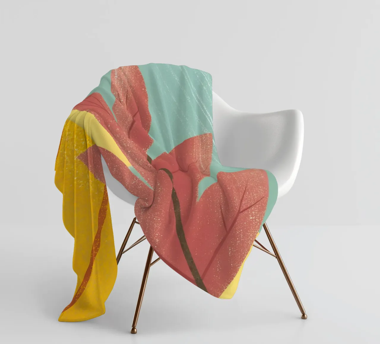 Foglia d'autunno coperta in pile da LOYAL SHOP