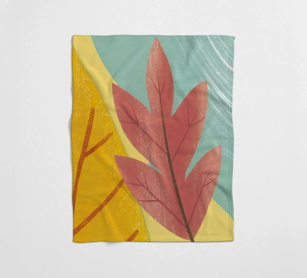 Foglia d'autunno coperta in pile da LOYAL SHOP
