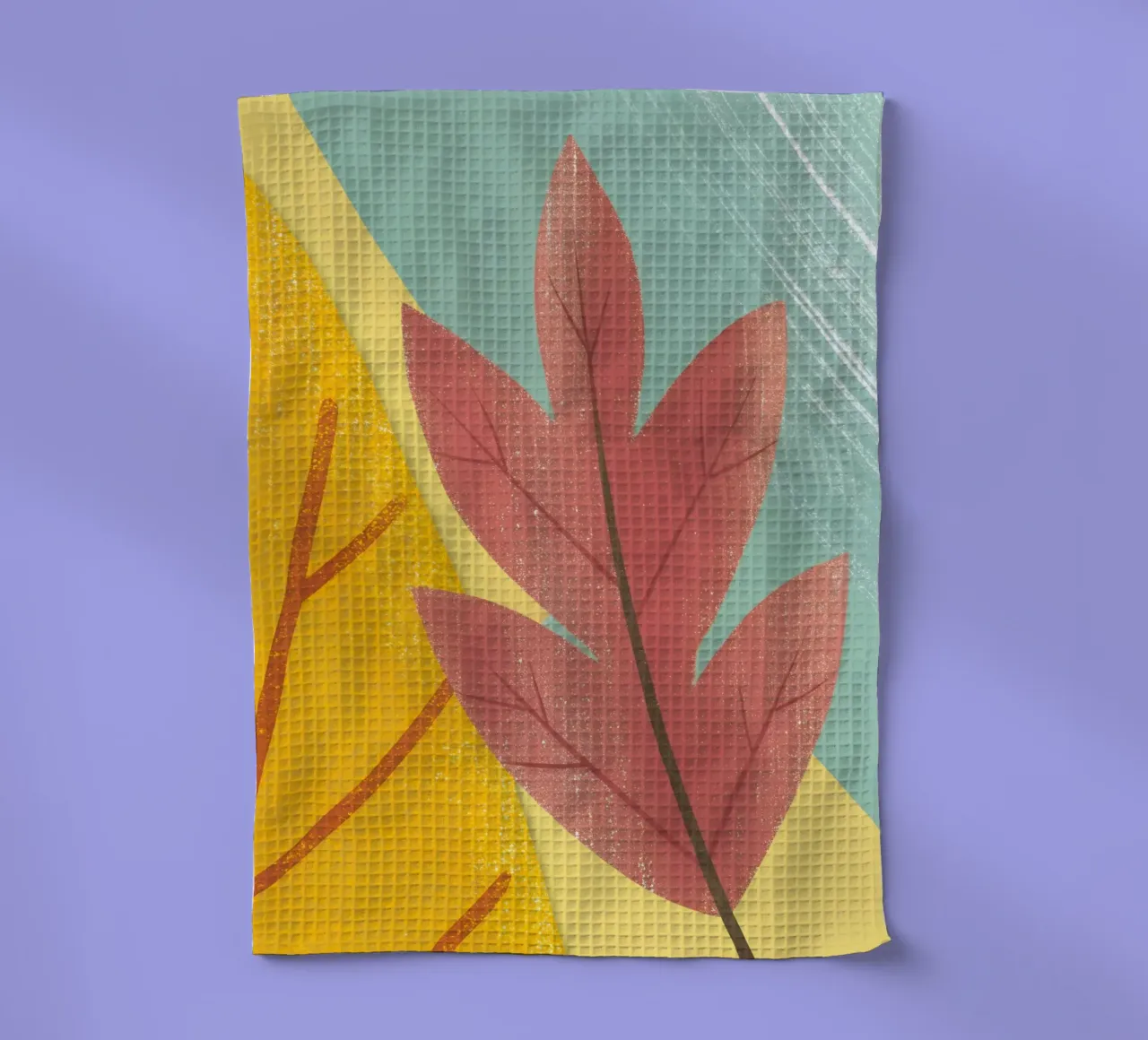 Feuille d'automne torchon de LOYAL SHOP