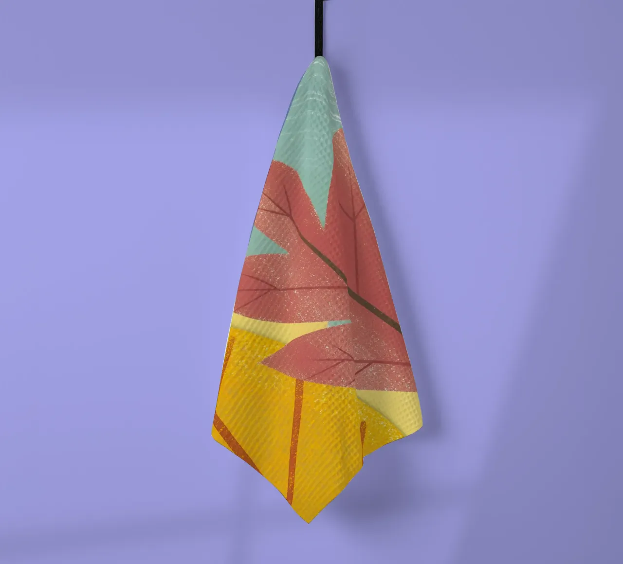 Feuille d'automne torchon de LOYAL SHOP