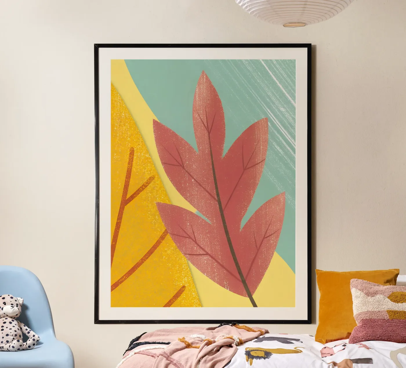 Autumn Leaf poster van LOYAL SHOP