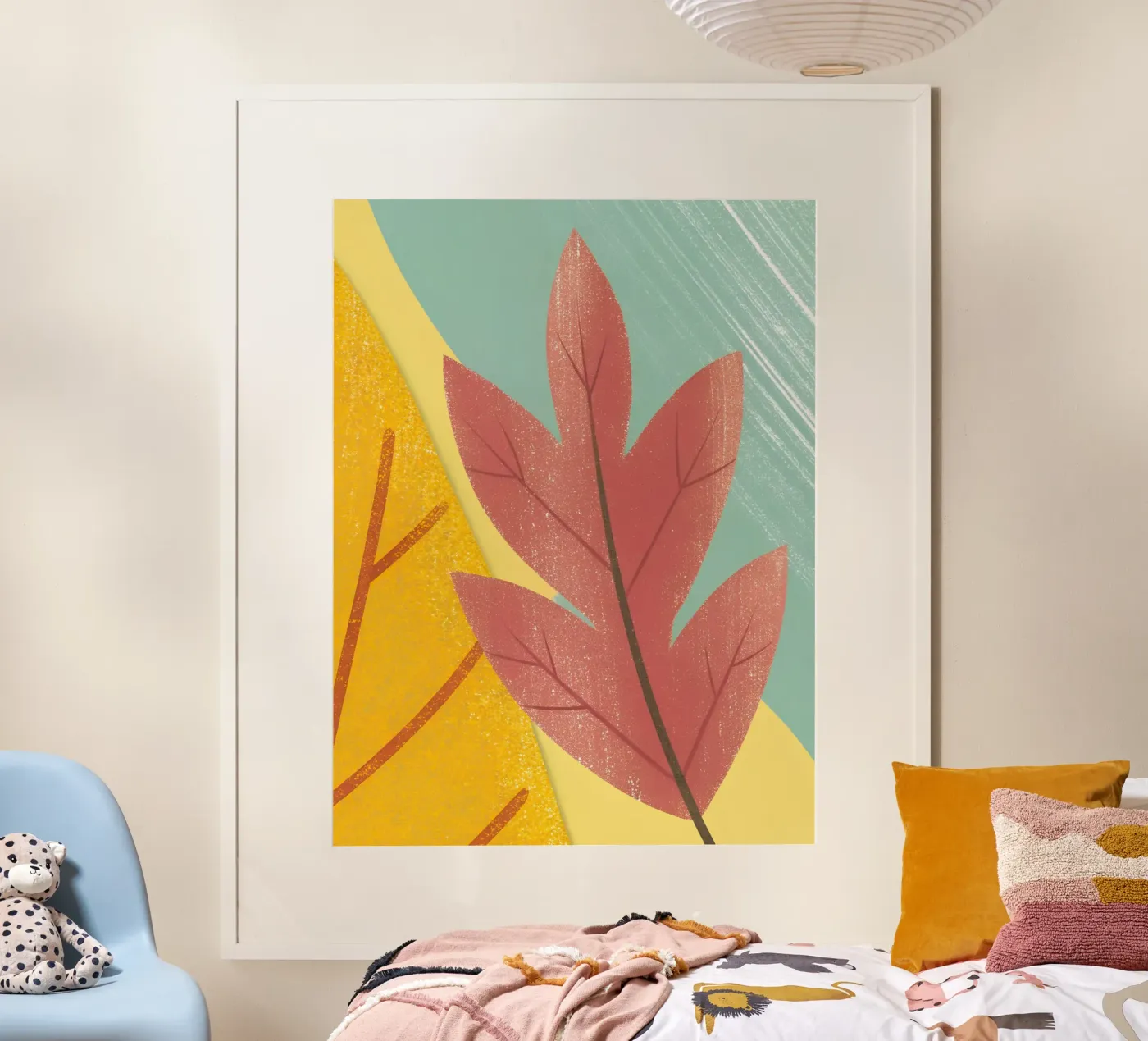 Autumn Leaf poster van LOYAL SHOP