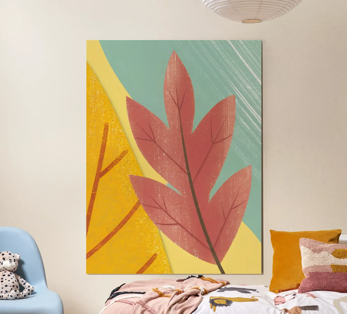 Autumn Leaf poster van LOYAL SHOP