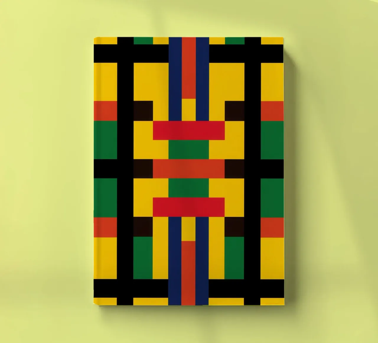 Kente pattern from Ghana | Modern design interpretation notebook by Autofocus