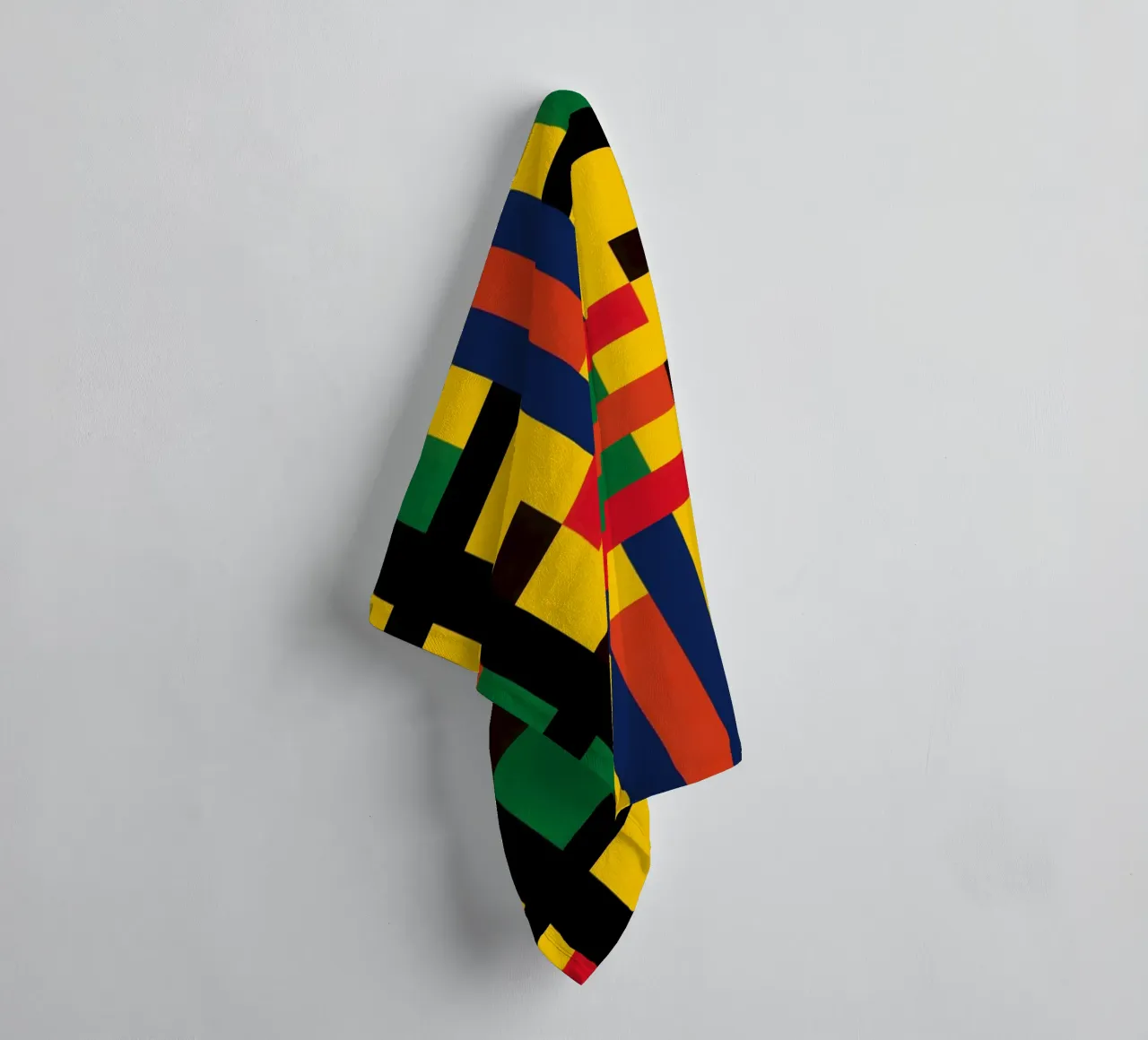 Kente pattern from Ghana | Modern design interpretation towel by Autofocus