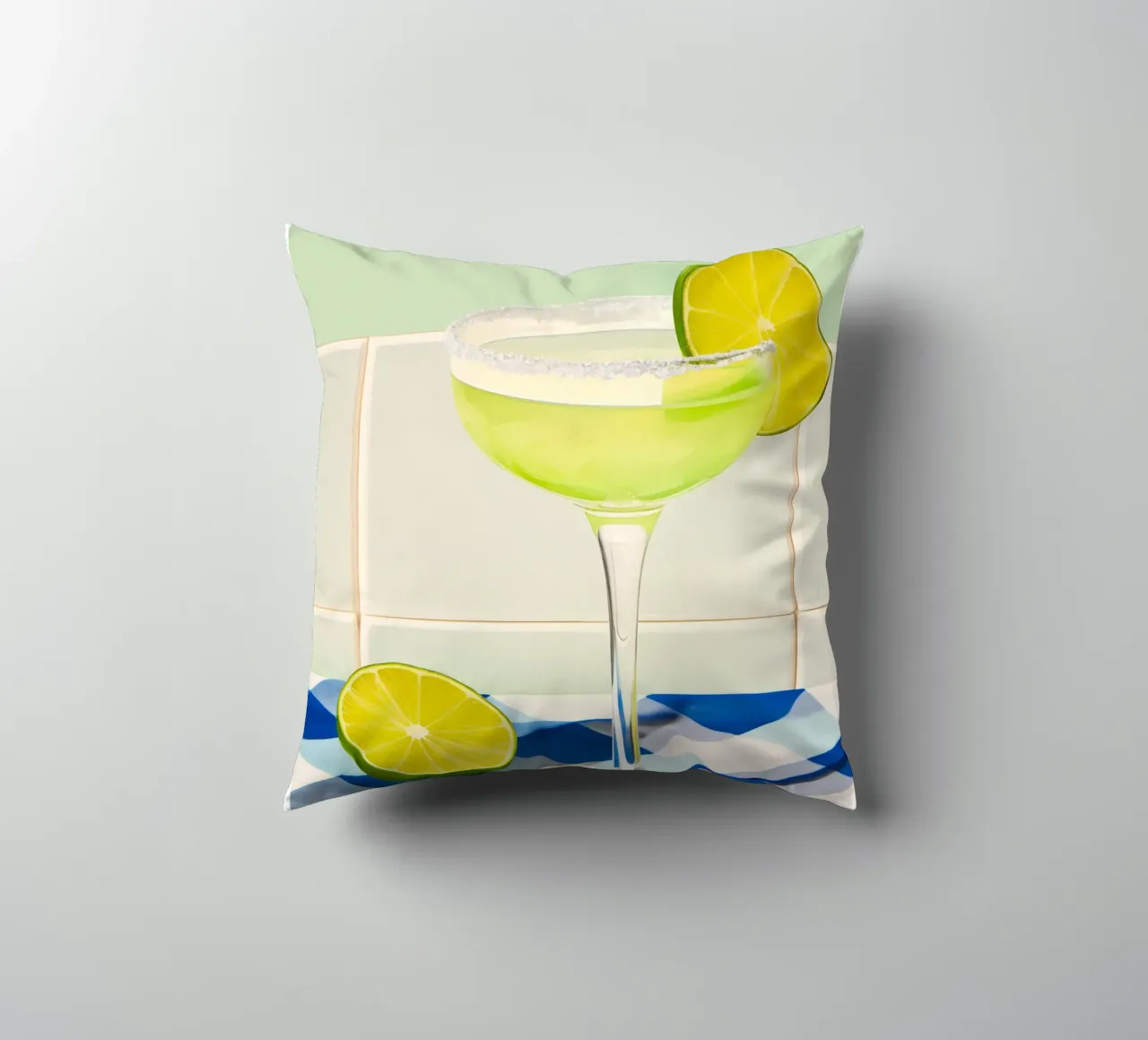 Boho Poster Club 1 Margarita cuscino da Boho Print Collection