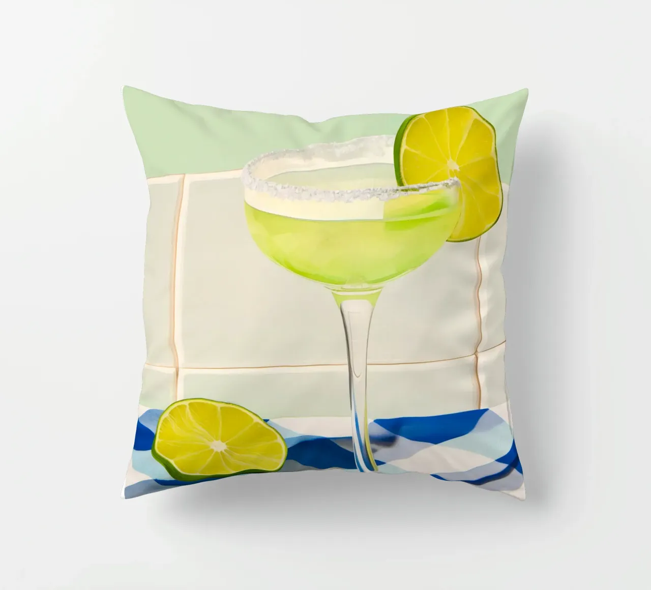 Boho Poster Club 1 Margarita cuscino da Boho Print Collection