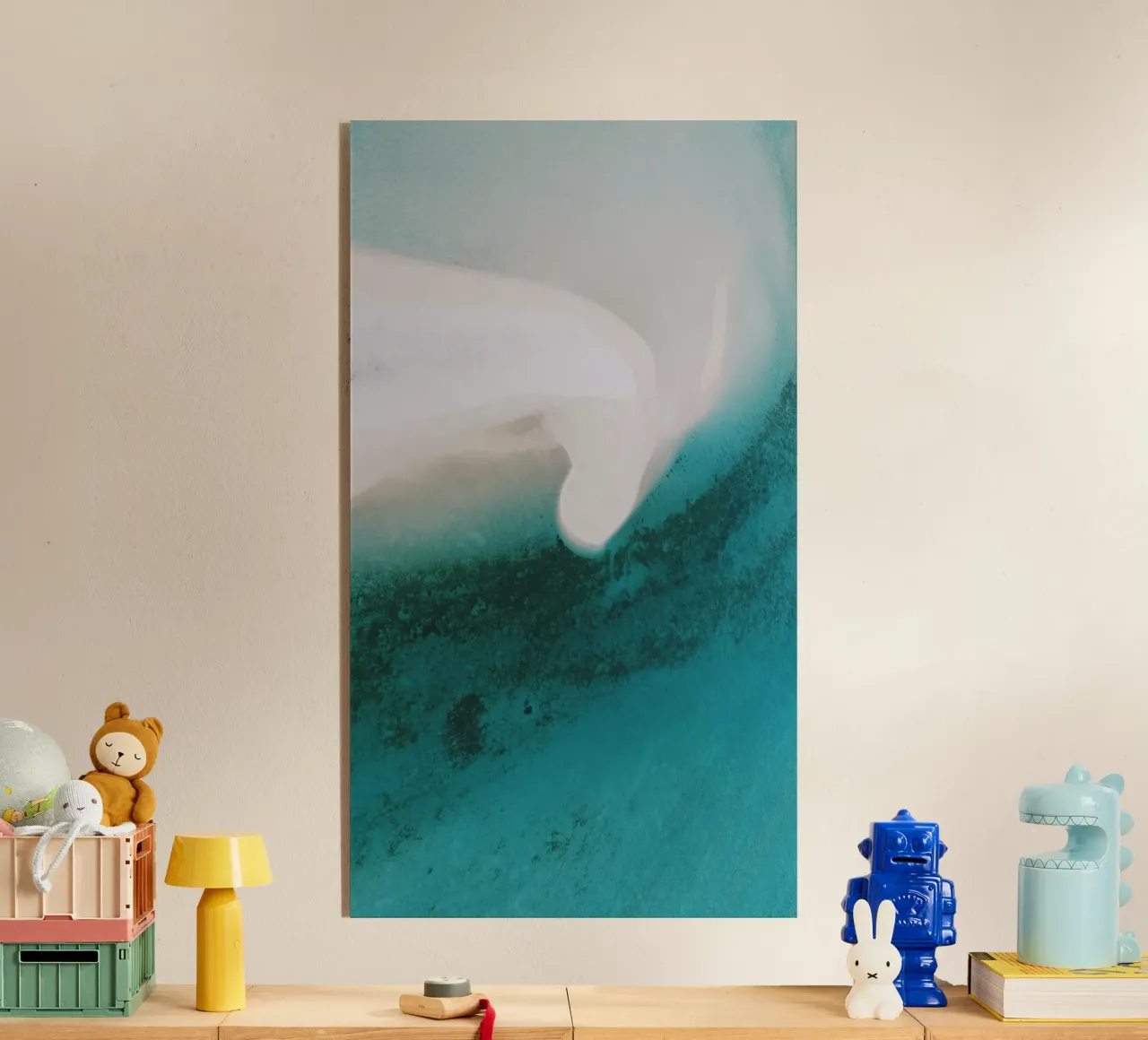 Above view of Sandbanks and island plexiglass da artshop