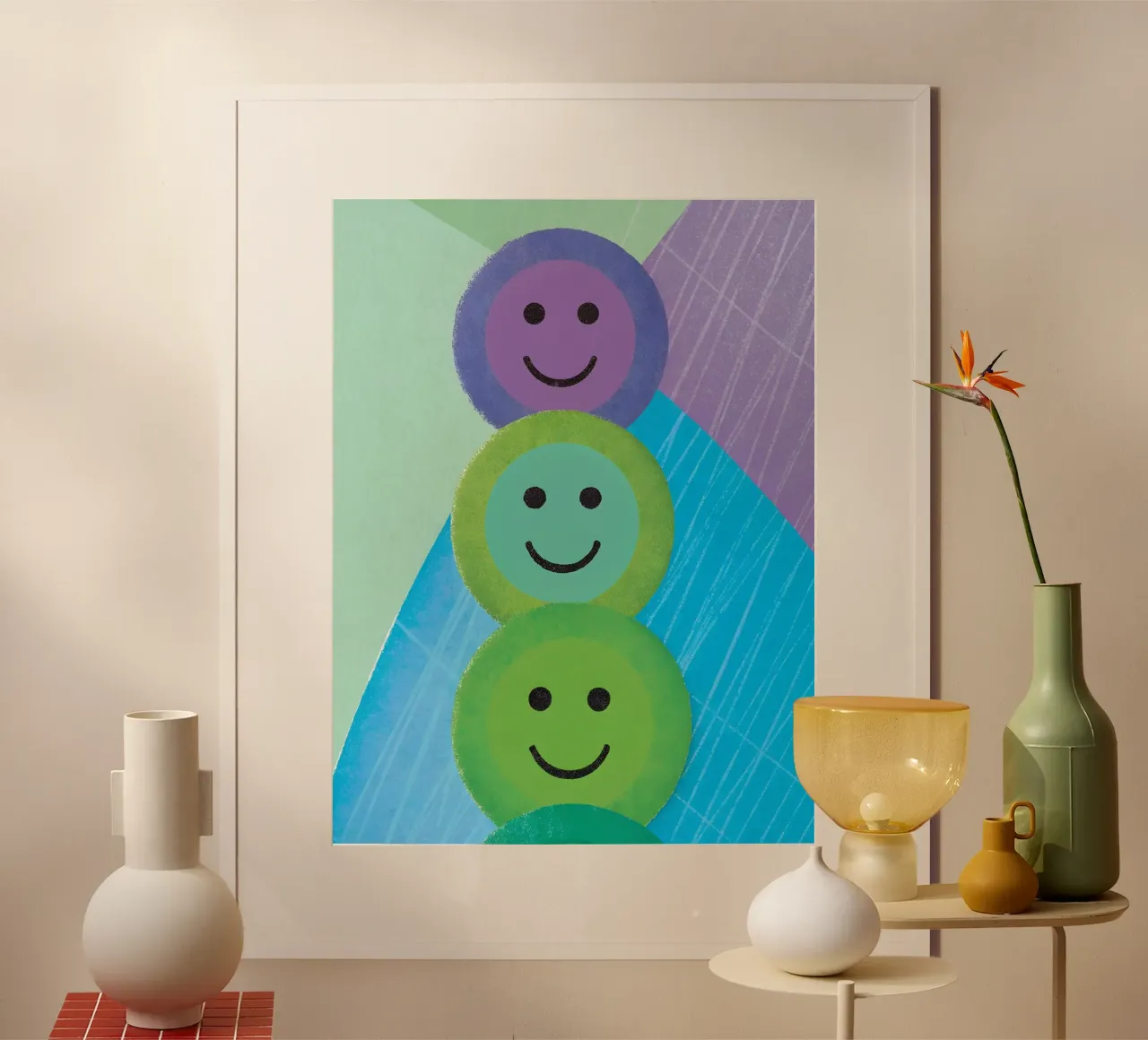 Smiley colorato poster da LOYAL SHOP
