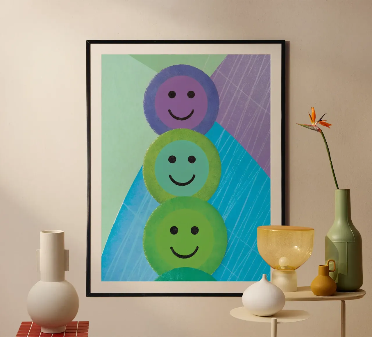 Smiley colorato poster da LOYAL SHOP
