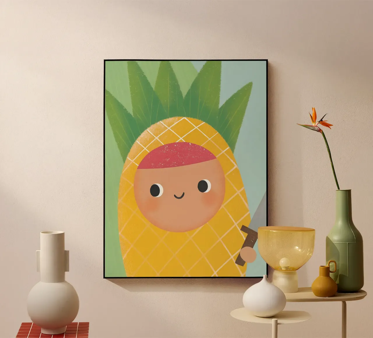 Piña con Espada metacrilato de LOYAL SHOP