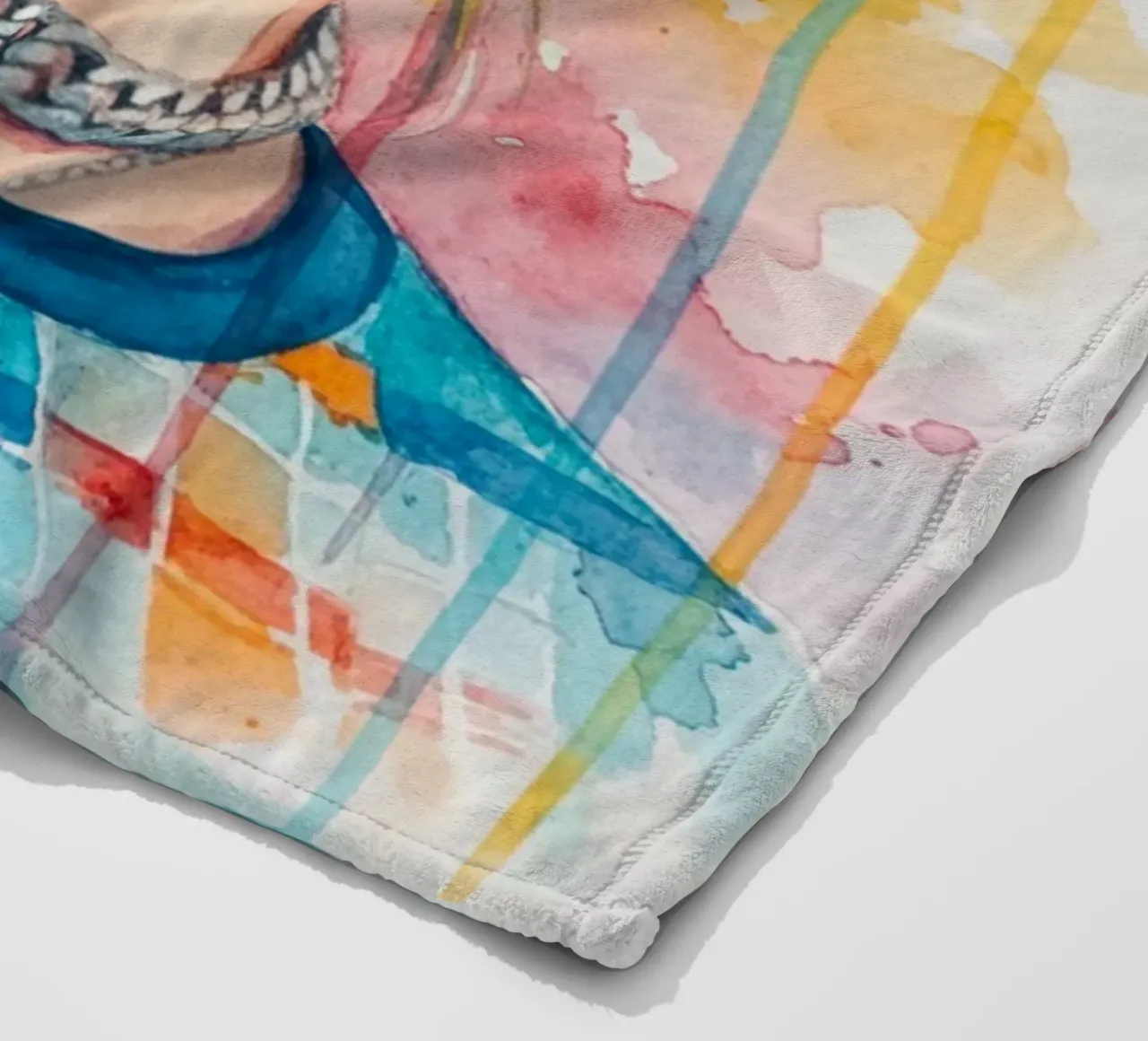 L'arte colorata di Billie Eilish coperta in pile da Kalis